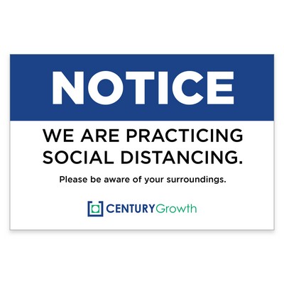 24"h x 36"w Custom Corrugated Yard/Lawn Sign