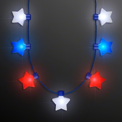 Jumbo Stars String Lights Necklace - BLANK