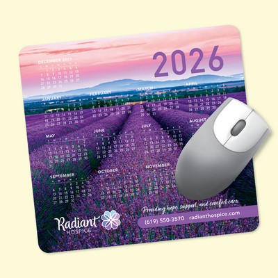 Peel&Place® 7.5"x8"x.015" Ultra-Thin Calendar Mouse Pad
